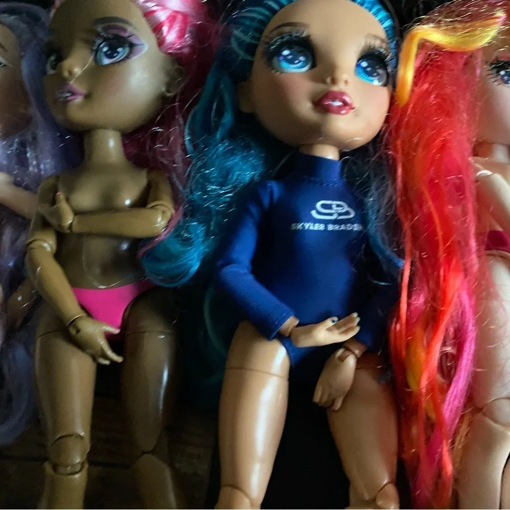 5 Rainbow High Colorful Fashion Dolls Pinkie James Amaya Holly Daria Violet
